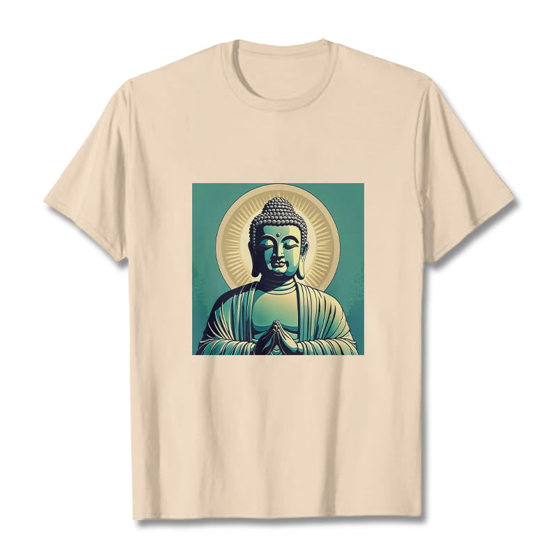 T-shirt Buddha Stones Aura Vert - Bisque - 2XL - image 10