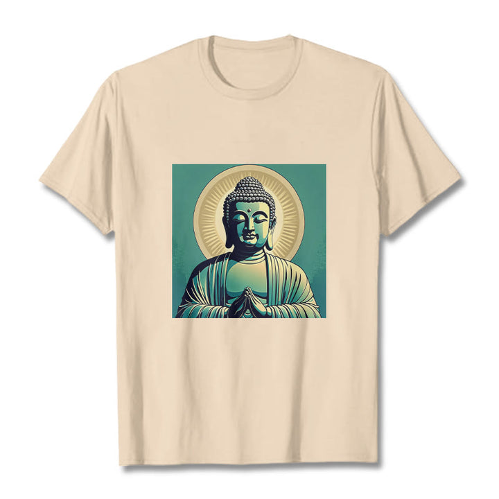T-shirt Buddha Stones Aura Vert - Bisque - 2XL - image 10