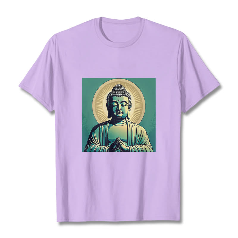 T-shirt Buddha Stones Aura Vert - Prune - 2XL - image 16