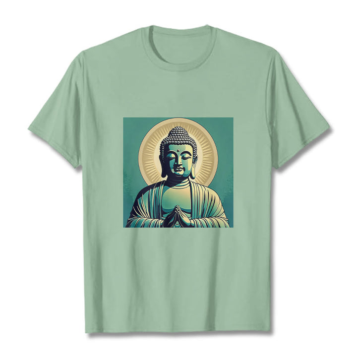 T-shirt Buddha Stones Aura Vert - Vert pâle - 2XL - image 1