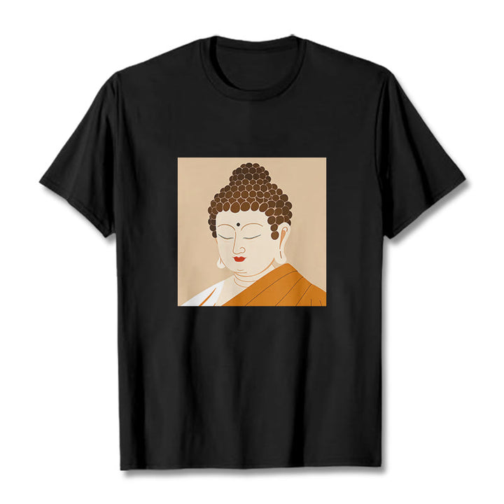T-shirt Buddha Stones Fermez les yeux et détendez-vous - Noir - 2XL - image 4