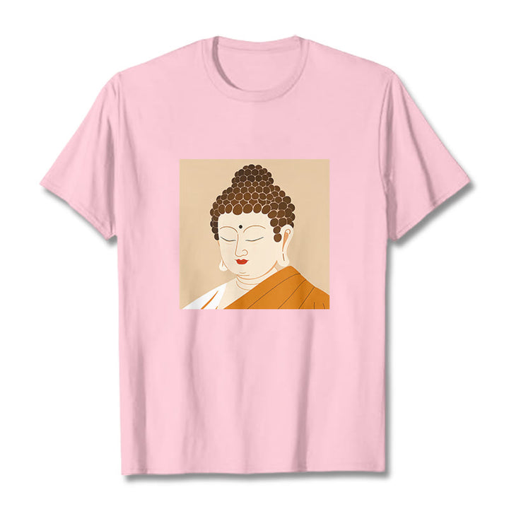 T-shirt Buddha Stones Fermez les yeux et détendez-vous - Rose clair - 2XL - image 12