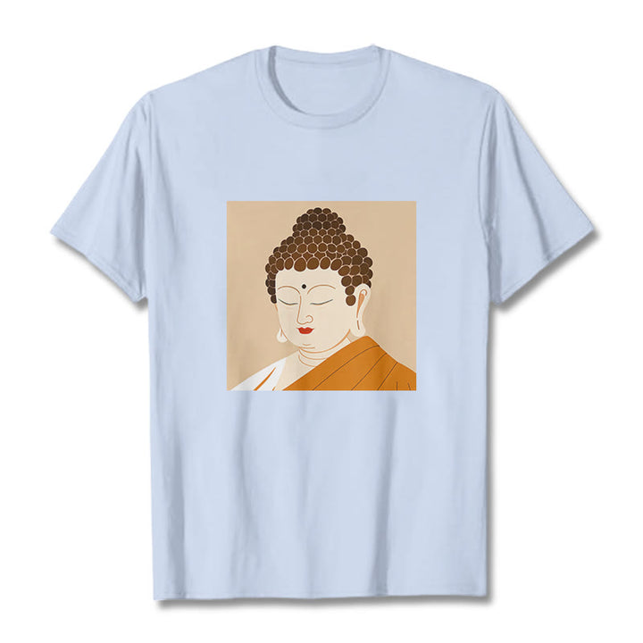 T-shirt Buddha Stones Fermez les yeux et détendez-vous - Cyan clair - 2XL - image 18