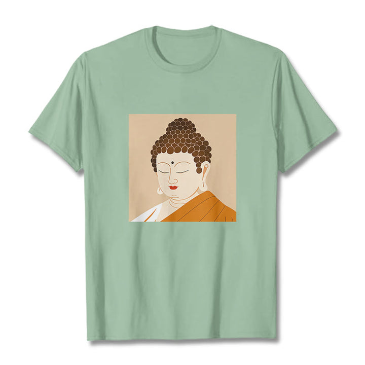 T-shirt Buddha Stones Fermez les yeux et détendez-vous - Vert pâle - 2XL - image 14