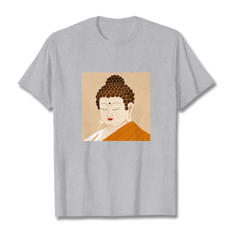 T-shirt Buddha Stones Fermez les yeux et détendez-vous - Gris clair - 2XL - image 19