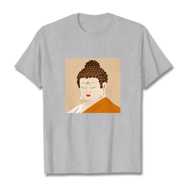 T-shirt Buddha Stones Fermez les yeux et détendez-vous - Gris clair - 2XL - image 19