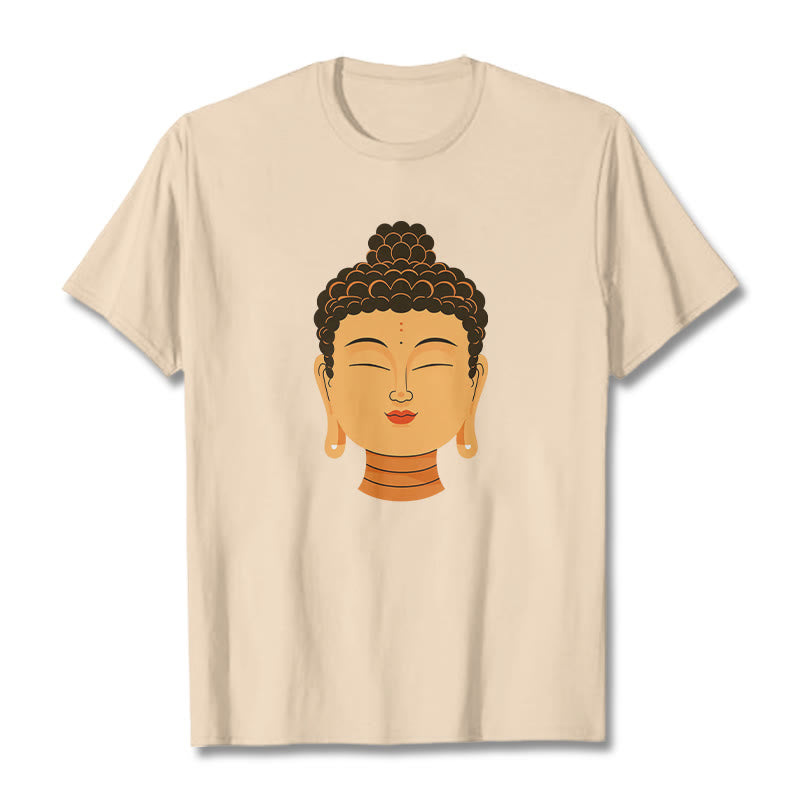 T-shirt Bouddha de méditation béni avec Buddha Stones - Bisque - 2XL - image 16