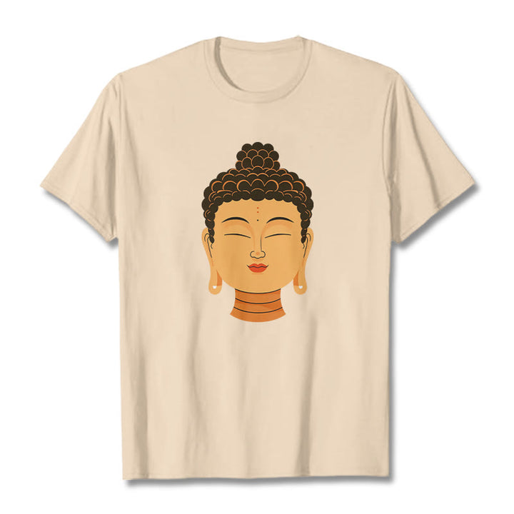 T-shirt Bouddha de méditation béni avec Buddha Stones - Bisque - 2XL - image 17