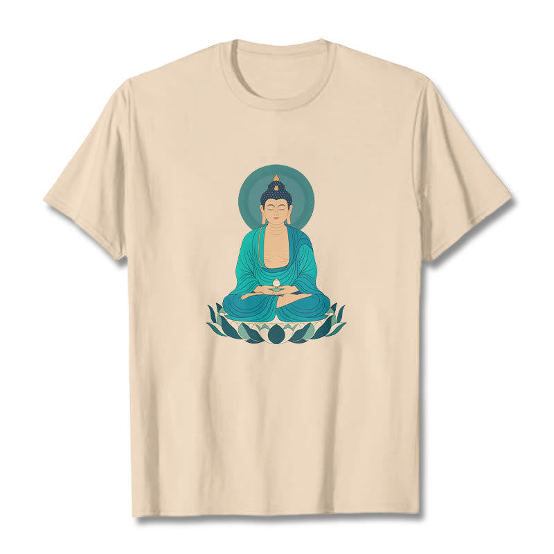 T-shirt Bouddha Buddha Stones Lotus Méditation Bouddha - Bisque - 2XL - image 1