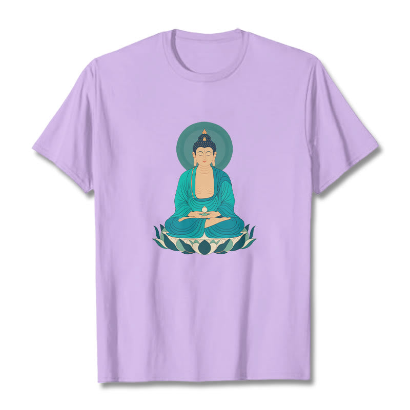 T-shirt Bouddha Buddha Stones Lotus Méditation Bouddha - Prune - 2XL - image 15