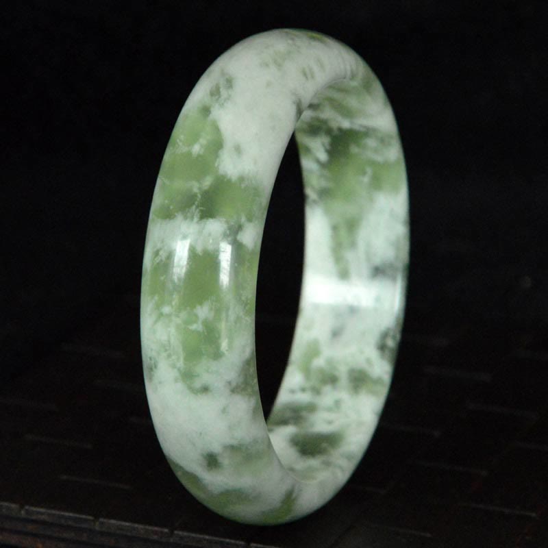 Bracelet de prospérité en jade naturel Buddha Stones