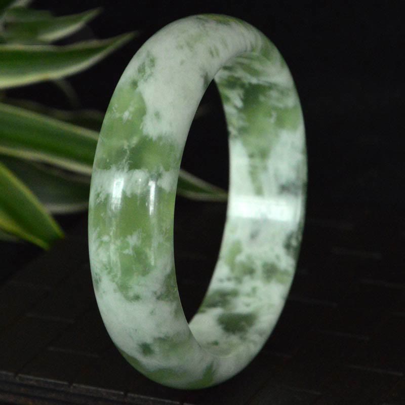 Bracelet de prospérité en jade naturel Buddha Stones