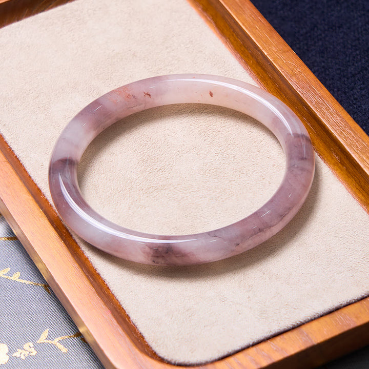 Les Buddha Stones améliorent le bonheur et la joie Ensemble de bracelets violets