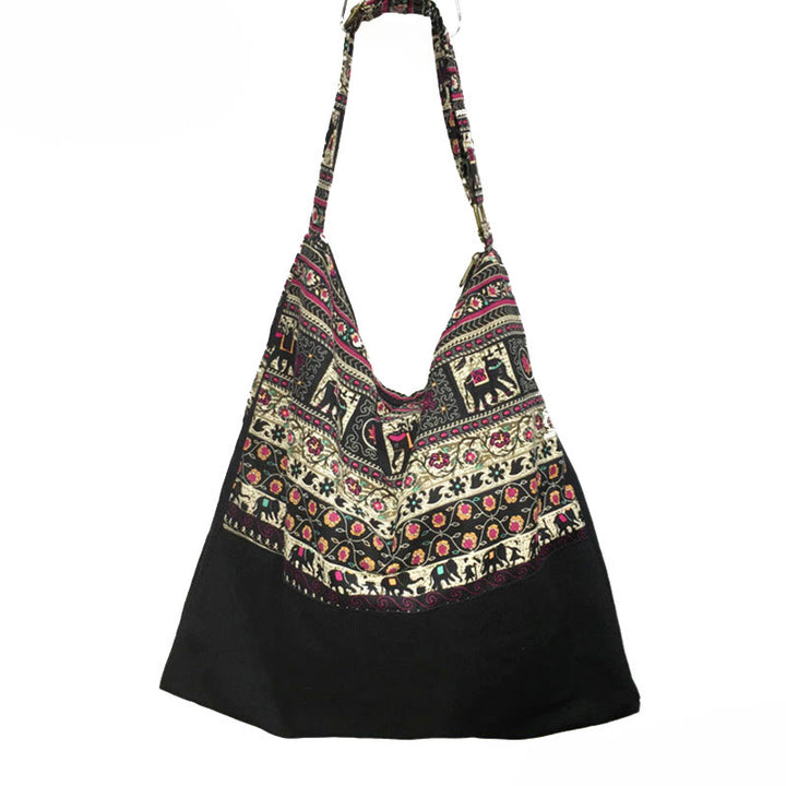 Sac à bandoulière en coton Buddha Stones