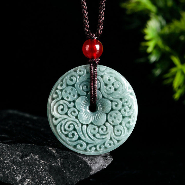 Buddha Stones et boucle de paix - Jade (Jade naturel, la couleur et la taille peuvent varier) - image 0