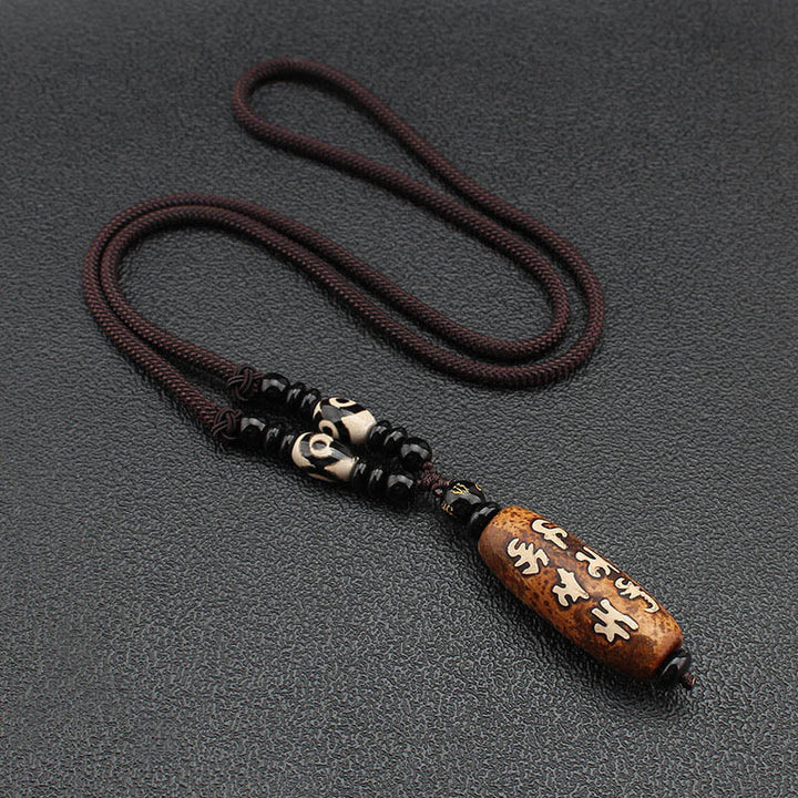 Buddha Stones du Tibet Om Mani Padme Hum Dzi, perle Avalokitesvara, motif de richesse - image 12