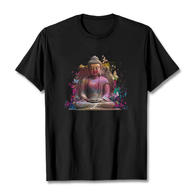 T-shirt Bouddha Buddha Stones - Noir - 2XL - image 6