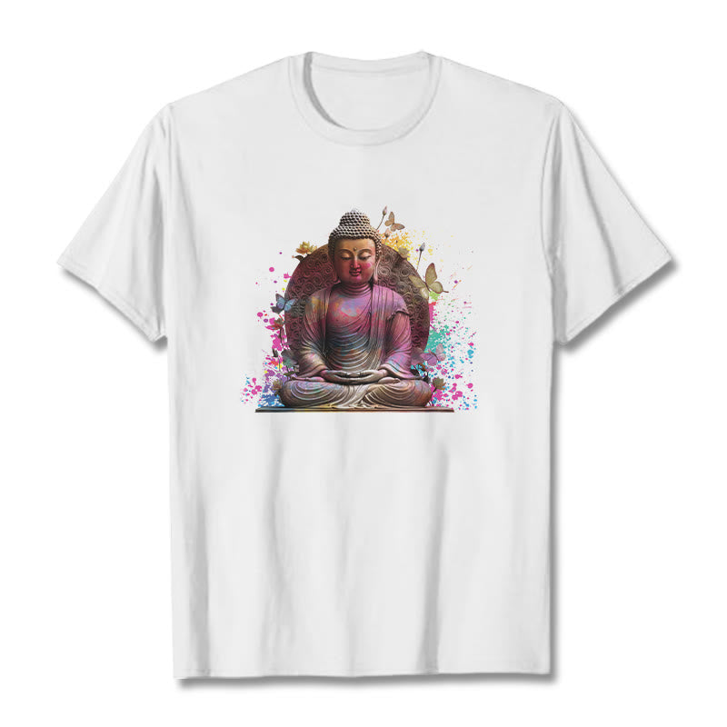 T-shirt Bouddha Buddha Stones - Blanc - 2XL - image 3