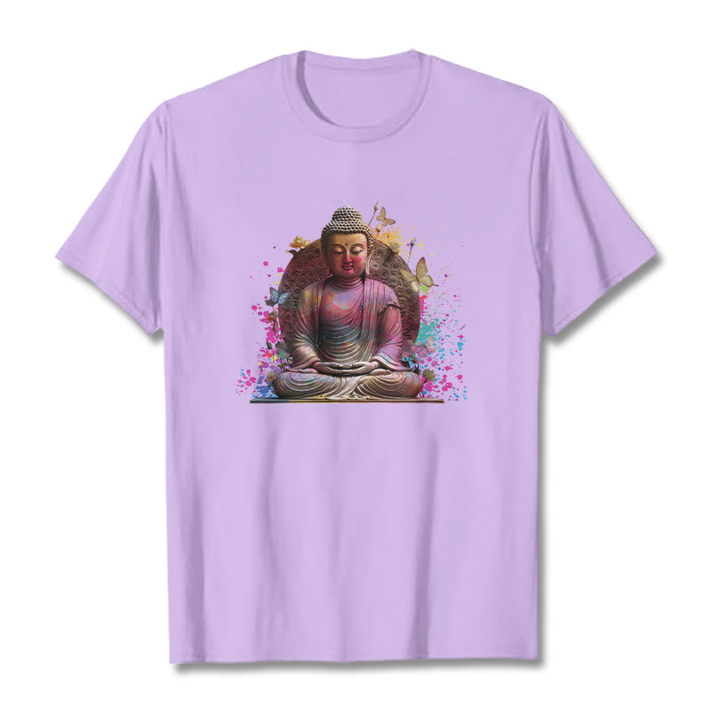 T-shirt Bouddha Buddha Stones - Prune - 2XL - image 16