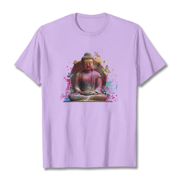 T-shirt Bouddha Buddha Stones - Prune - 2XL - image 16