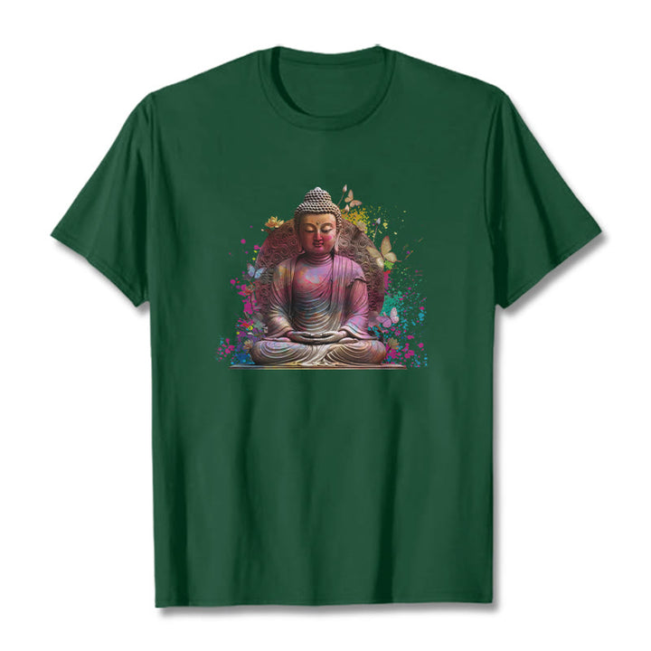 T-shirt Bouddha Buddha Stones - Forêt Verte - 2XL - image 10