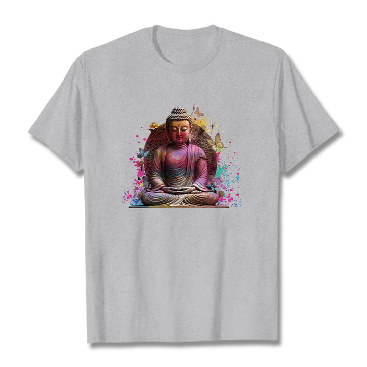 T-shirt Bouddha Buddha Stones - Gris clair - 2XL - image 19
