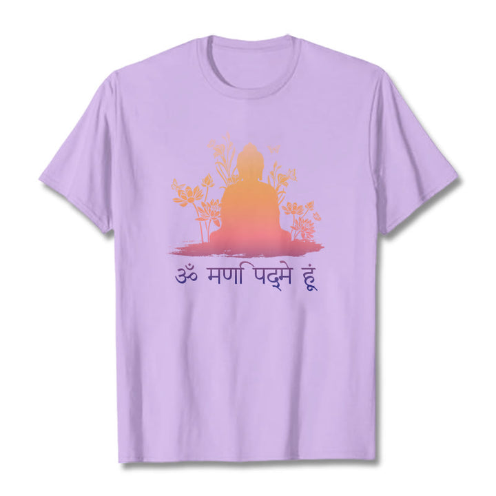 T-shirt pierres de Buddha Stones sanskrit OM NAMAH SHIVAYA - Prune - 2XL - image 17