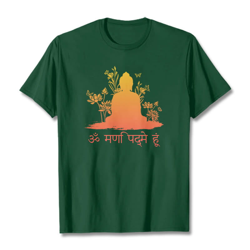 T-shirt pierres de Buddha Stones sanskrit OM NAMAH SHIVAYA - Forêt Verte - 2XL - image 11