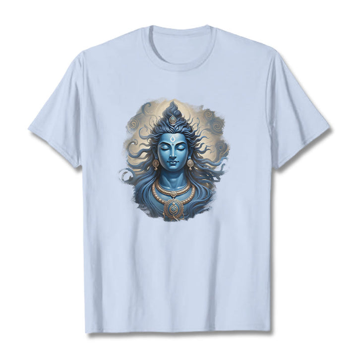 T-shirt Buddha Stones OM NAMAH SHIVAYA bouddha - Cyan clair - 2XL - image 0