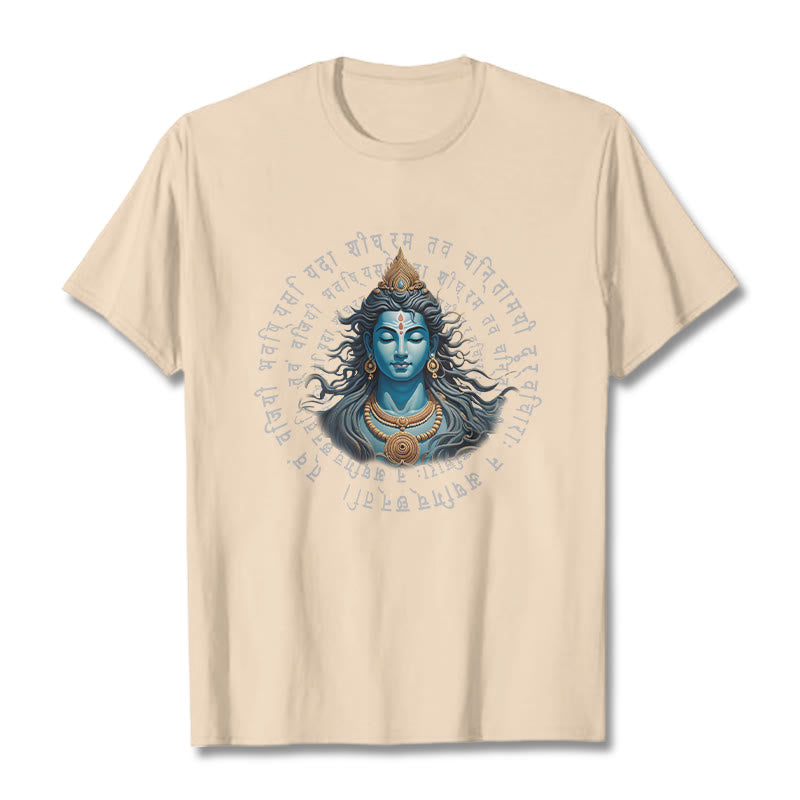 T-shirt Buddha Stones Sanskrit Vous avez gagné lorsque vous apprenez - Bisque - 2XL - image 8