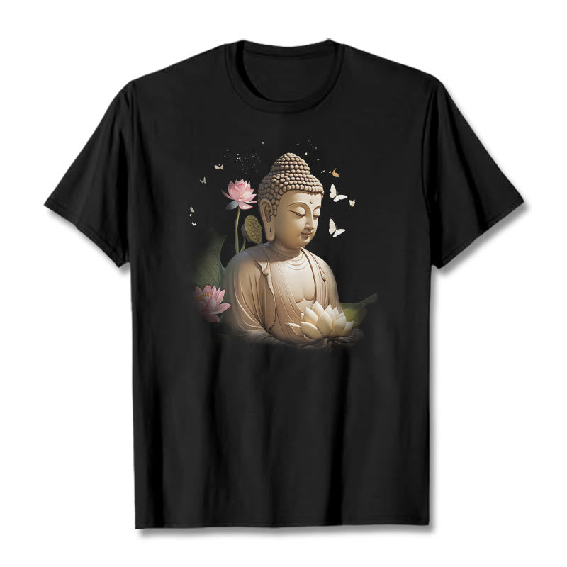 T-shirt Bouddha Buddha Stones - Noir - 2XL - image 3