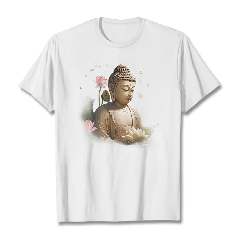 T-shirt Bouddha Buddha Stones - Blanc - 2XL - image 1