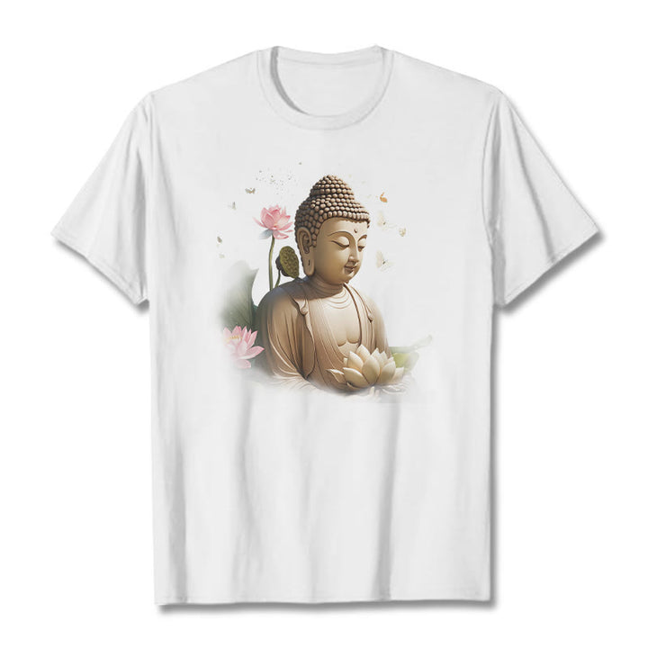 T-shirt Bouddha Buddha Stones - Blanc - 2XL - image 1