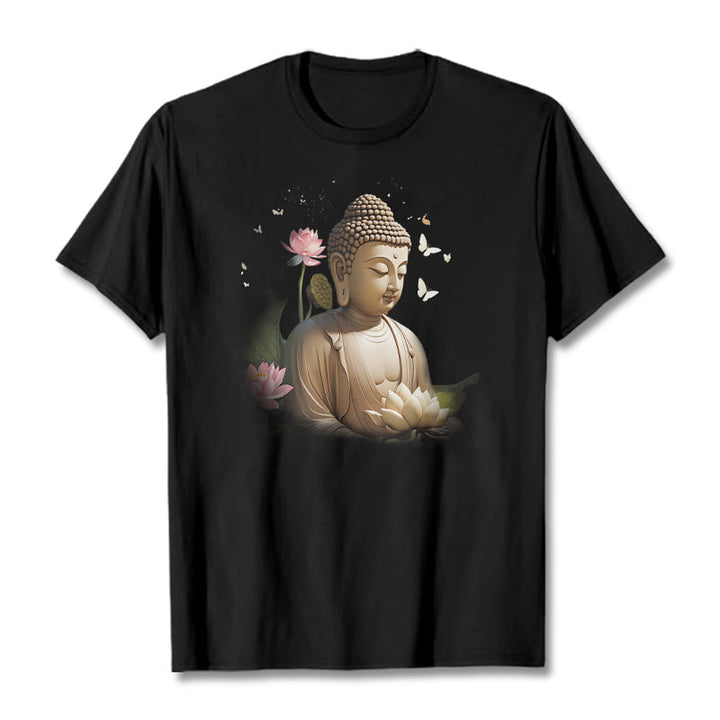 T-shirt Bouddha Buddha Stones - Noir - 2XL - image 4