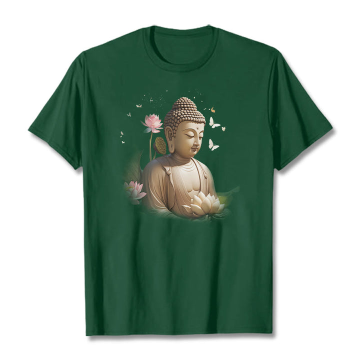 T-shirt Bouddha Buddha Stones - Vert forêt - 2XL - image 9