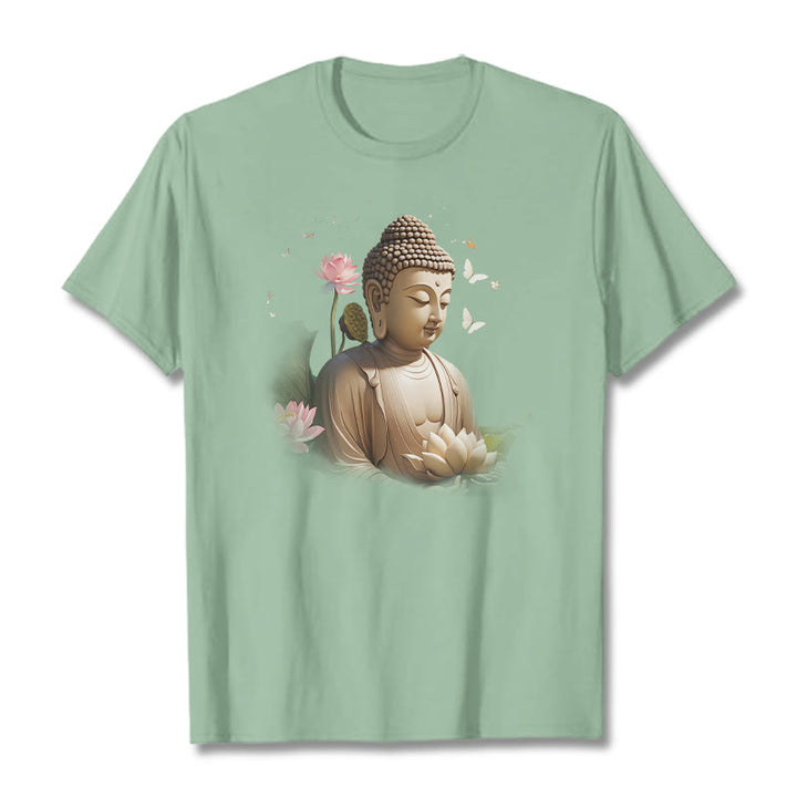 T-shirt Bouddha Buddha Stones - Vert pâle - 2XL - image 13