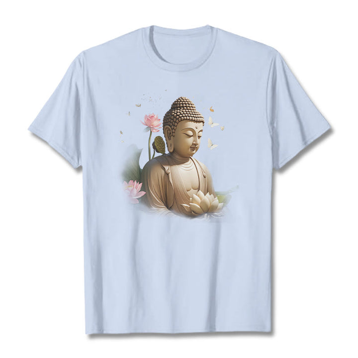 T-shirt Bouddha Buddha Stones - Cyan clair - 2XL - image 18