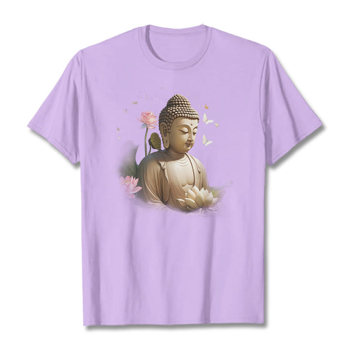 T-shirt Bouddha Buddha Stones - Prune - 2XL - image 16