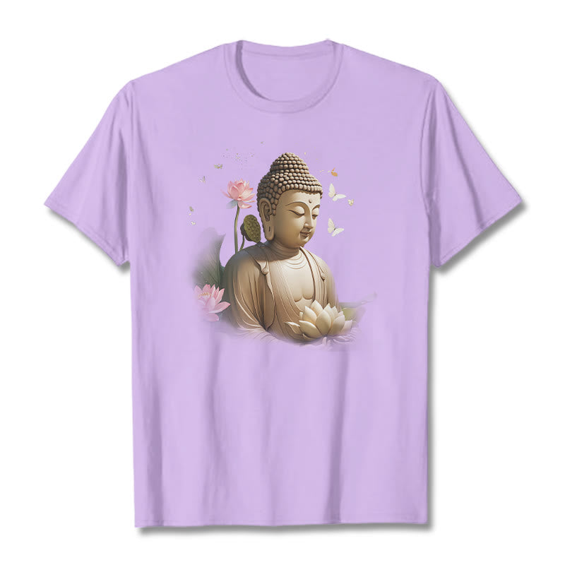 T-shirt Bouddha Buddha Stones - Prune - 2XL - image 15