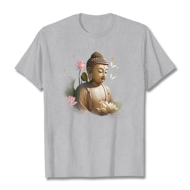 T-shirt Bouddha Buddha Stones - Gris clair - 2XL - image 18