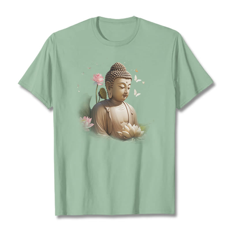 T-shirt Bouddha Buddha Stones - Vert pâle - 2XL - image 14