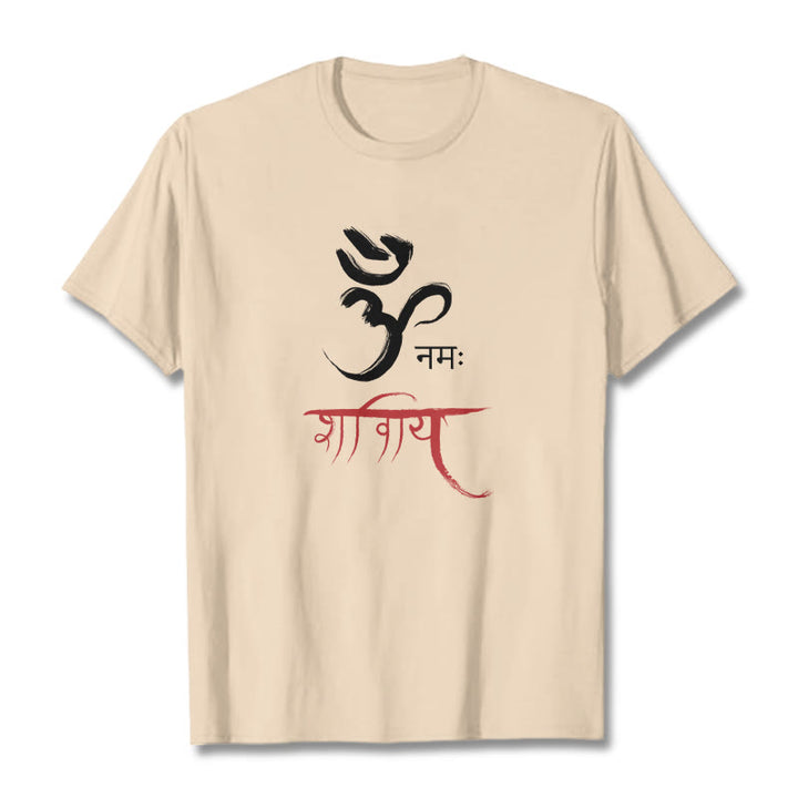 T-shirt Buddha Stones OM NAMAH SHIVAYA Mantra sanskrit - Bisque - 2XL - image 8
