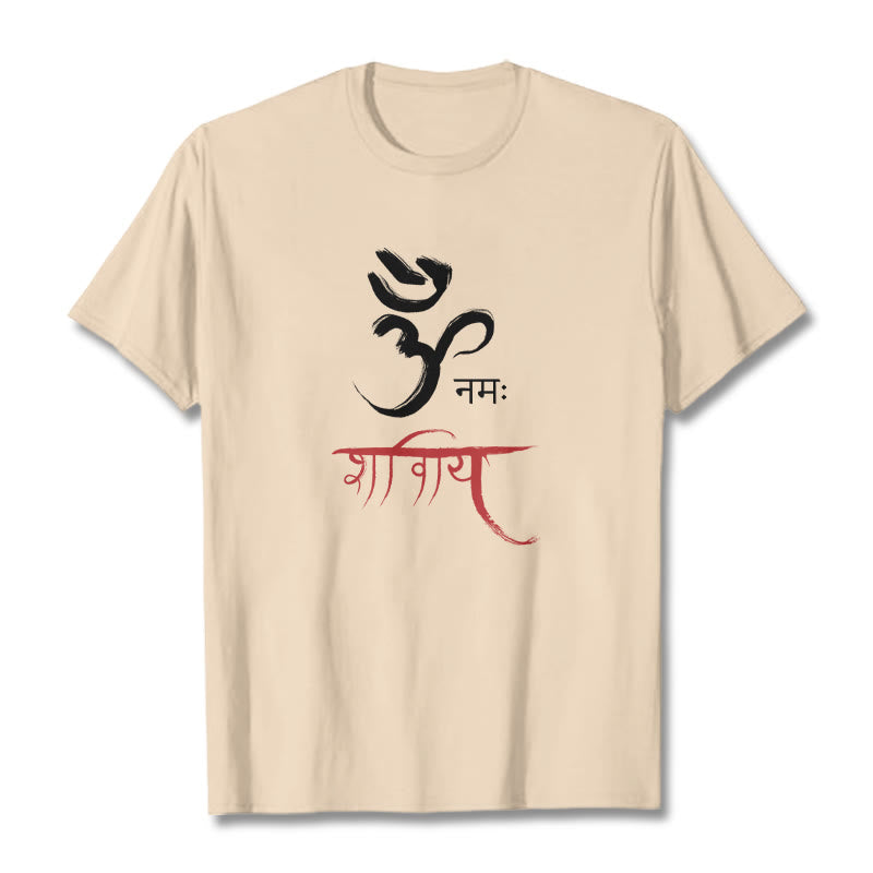 T-shirt Buddha Stones OM NAMAH SHIVAYA Mantra sanskrit - Bisque - 2XL - image 9