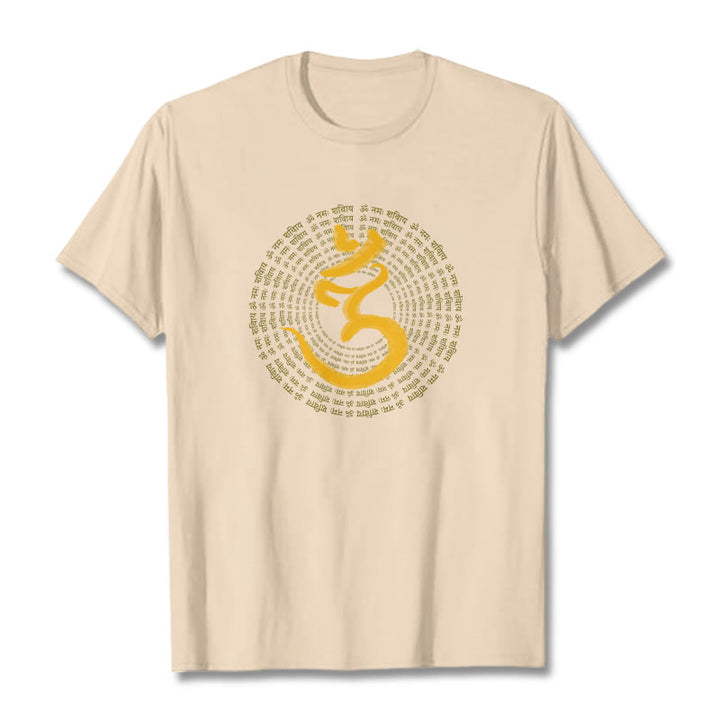 T-shirt sanskrit avec Buddha Stones, 108 OM NAMAH SHIVAYA, Mantra - Bisque - 2XL - image 9