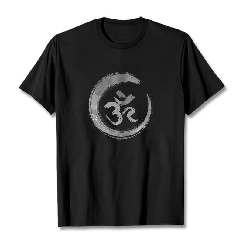 T-shirt sanskrit Buddha Stones, Mantra OM - Noir - 2XL - image 0
