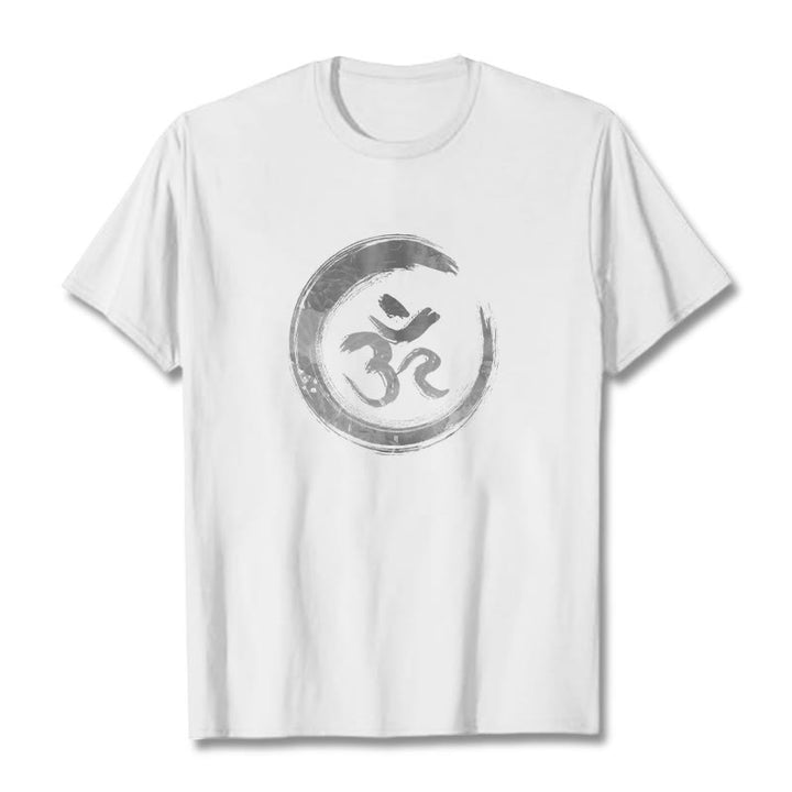T-shirt sanskrit Buddha Stones, Mantra OM - Blanc - 2XL - image 4