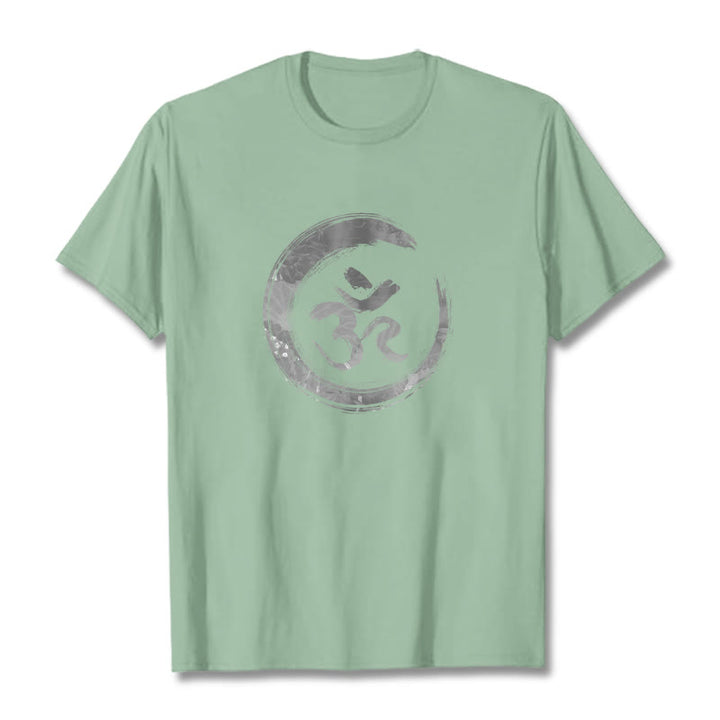 T-shirt sanskrit Buddha Stones, Mantra OM - Vert pâle - 2XL - image 13