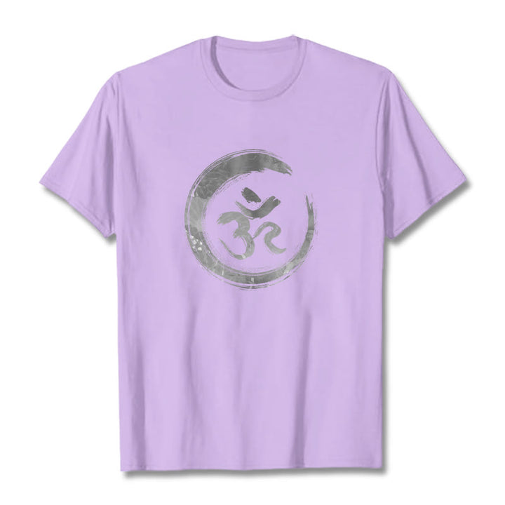 T-shirt sanskrit Buddha Stones, Mantra OM - Prune - 2XL - image 16