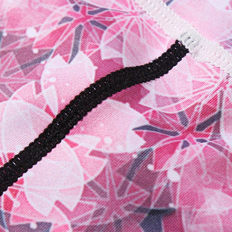 Leggings courts de yoga pour femmes, imprimé Buddha Stones, fleurs de cerisier, lignes Sakura, pantalons de yoga capri - image 6