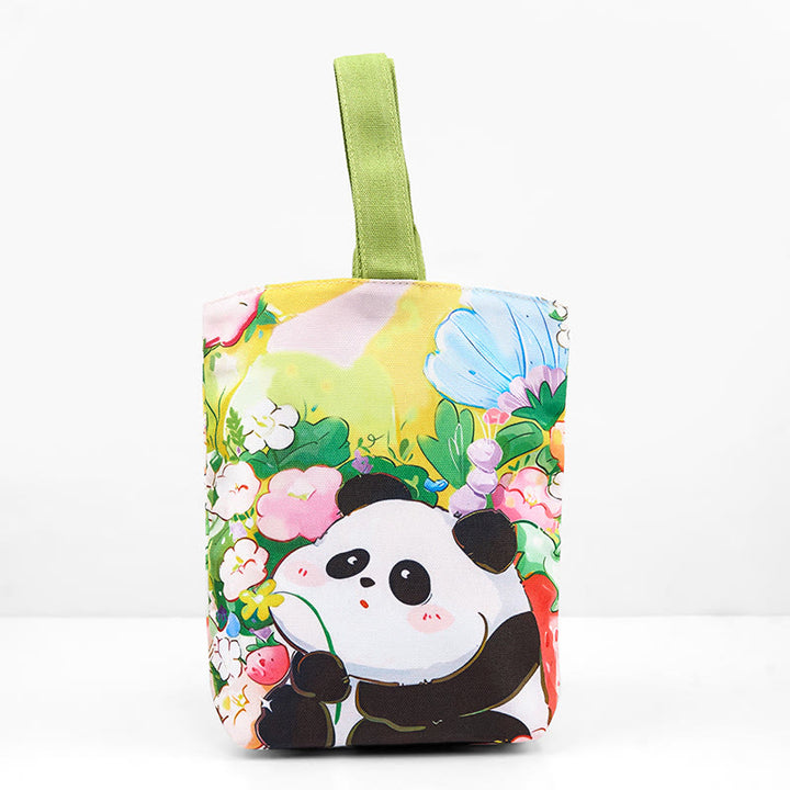 Sac à main en toile Buddha Stones Panda Orchid Loquat - image 2